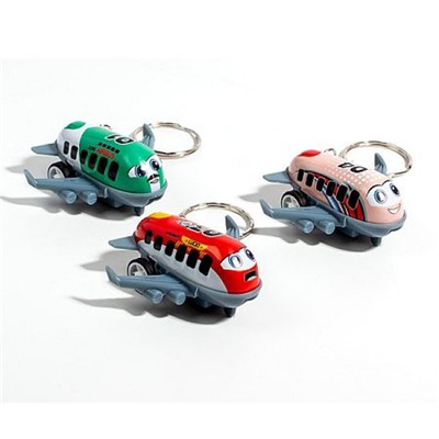 Брелок "Самолетик" пластик Р-KS-11 Гранит