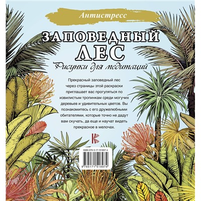 АСТ . "Заповедный лес. Рисунки для медитаций"