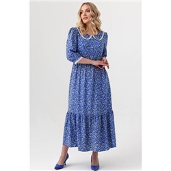 Платье штапель  6104/05/Джинсовый