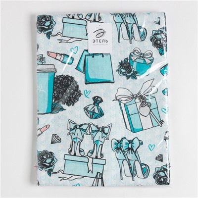 Простыня вафельная банная «Этель» Mint mood, 150×180 см, хлопок 100%