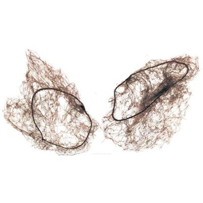 Dewal Сеточка-паутинка для создания причёсок большая CE101, коричневый, 2 шт. 2035