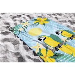 Полотенце банное "Рандеву"-бирюза 80*150 см. вафля хлопок 100%