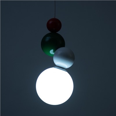 Светильник «Луиджи» LED 7 Вт 3000-6000К белый-зеленый-красный 12×29-129 см