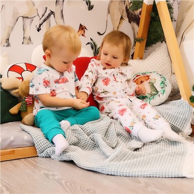 Комбинезон детский MINAKU Winter, рост 62-68 см, белый