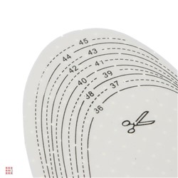 Cтельки универсальные, толщина 2,5 мм, латекс, п/э, р. 36-46