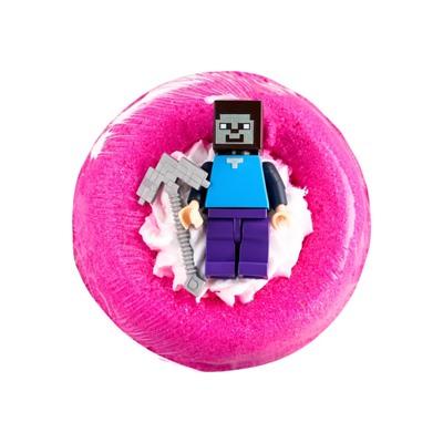 Бомбочка для ванн CUBEHERO розовая, 210 г МИКС