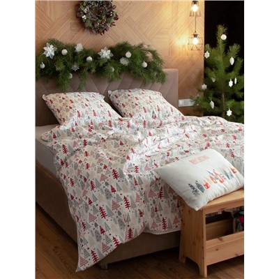 Постельное бельё 2-спальное «Этель» New Year's pattern, бязь