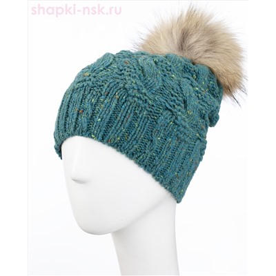 6817/1 MWH Колпак флис полоска 1/2 женский (56-58)