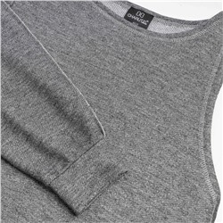 Лонгслив многослойный, Преданная стилю (grey, 2 в 1)