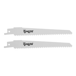 Полотна по дереву для сабельной пилы ТУНДРА, HCS, 125/150×4.3 мм, 2 шт.
