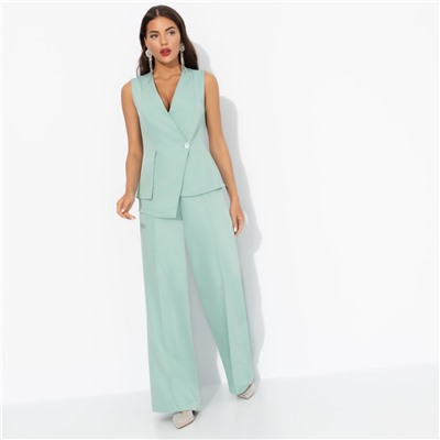 Брюки с прошитыми стрелками, Создавай настроение (мятные)