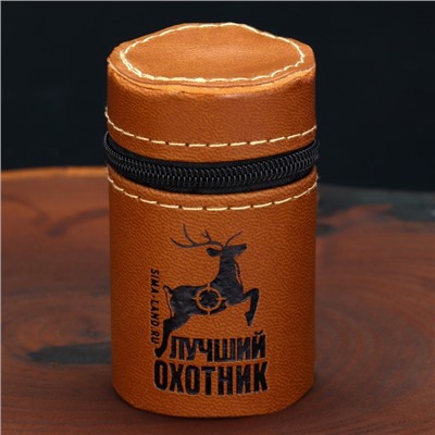 Стопки в чехле «Лучший охотник», набор 4 шт. х 30 мл
