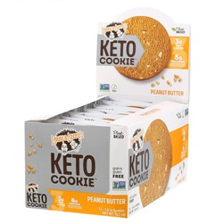 Lenny & Larry's, KETO COOKIE, Peanut Butter, 12 Cookies, 1.6 oz (45 g) Each