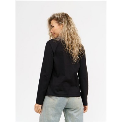 Лонгслив Лонг-01 (Черный)