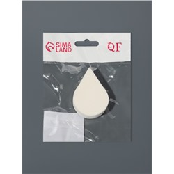 Спонж для макияжа «Плоская капля», 6×4.5 см, МИКС