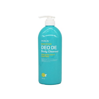 Pedison Дезодорирующий гель для душа Лимон и мята 750 мл Lemon & Herb Deo De Body Cleanser
