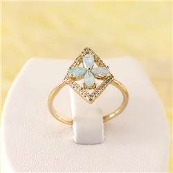 Кольцо позолота Н01-2545р размер 19