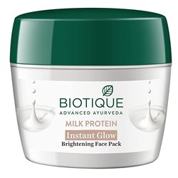 Biotique Milk Protein Instant Glow Face Pack / Биотик Молочным Протеин Маска Для Лица 50 г
