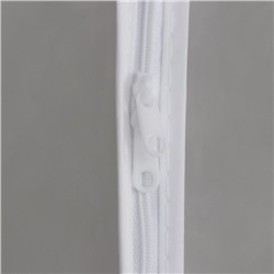 Чехол для одежды Доляна, плотный, объёмный, 60×90×50 см, белый
