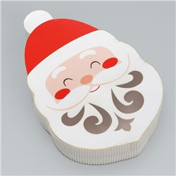 Коробка новогодняя подарочная «Дедушка Мороз», 16.5×25×5 см