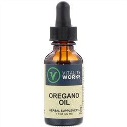 Vitality Works, масло орегано, 30 мл (1 жидк. унция)