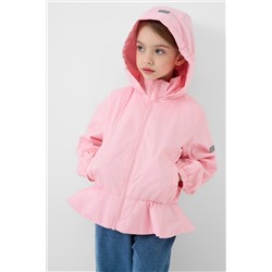 Куртка текстильная с полиуретановым покрытием для девочек (ветровка) PLAYTODAY, 1243046