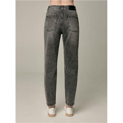 Mom Fit CONTE CON-607 Джинсы mom на пуговицах из денима оксидной варки