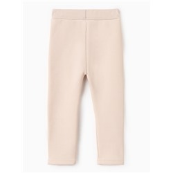 Легинсы для девочки на флисе Collorista, цвет молочный, рост 104 см