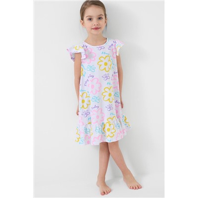 Сорочка ночная трикотажная для девочек PLAYTODAY, 1241080
