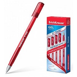 Ручка гелевая G-TONE 0.5 мм  красная 17811 ErichKrause