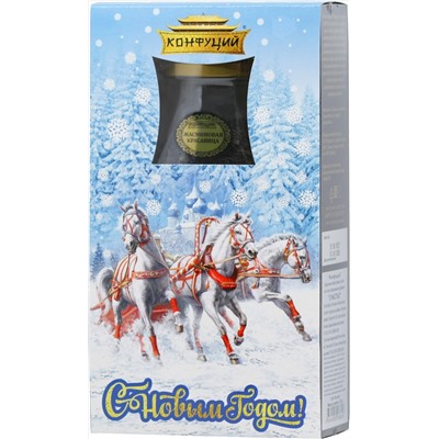 Конфуций. Новый год. Набор Чайная пара. Счастье 120 гр. карт.упаковка