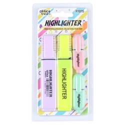 Текстовыделитель набор 4 штуки / H1015 /уп 48/288/АКЦИЯ