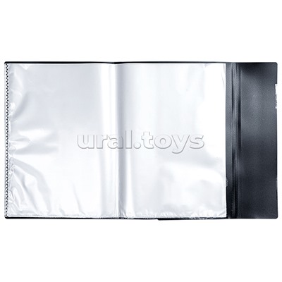 Папка с 20 вкладышами A3 "MonoChrome" A4 (215x310x20 мм) 500 мкм, с рельефной фактурной поверхностью