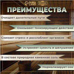 Соляной брикет набор 4 шт. "Можжевельник, эвкалипт, пихта, лаванда"