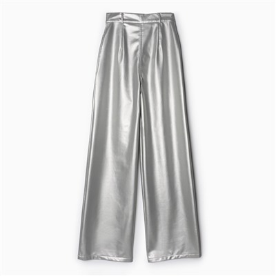 Брюки женские MIST Celebration, размер 42, серебряные
