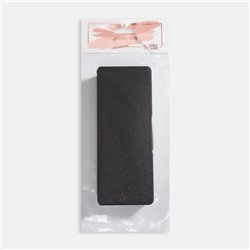 Бокс для хранения мелочей, 18.8×7.1×4 см, чёрный полупрозрачный