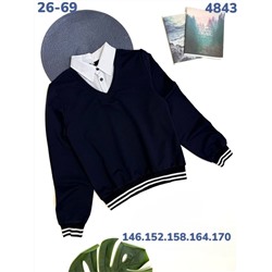 Джемпер 4843 синий