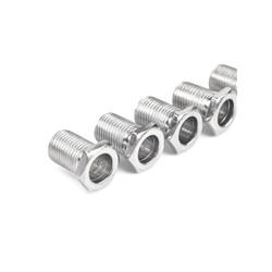 Комплект одиночной колковой механики Music Life, серебристые, 3+3