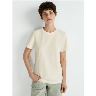 Omsa Футболка OmT_D1203 Футболка женская прямого кроя, CO+EL