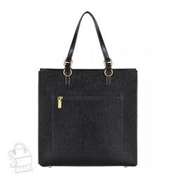 Сумка женская кожаная 1392TH black Polina&Eiterou  в Новосибирске