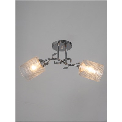 Люстра «Клара» 2×40 Вт Е27 хром