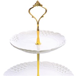 60025 Конфетница 3ярус 15-20-25см фарфор LR (х8)