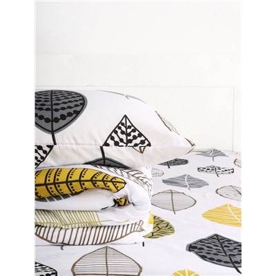 Постельное бельё 1.5-спальное «Экономь и Я», микрофибра 60 г/м², белое