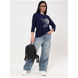 Фрактал - футболка чернильный