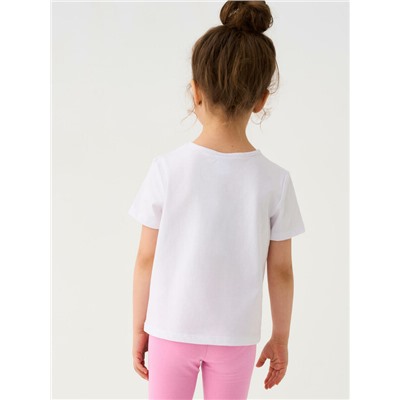 Фуфайка трикотажная для девочек (футболка)