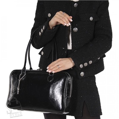 Сумка женская кожаная 3993VG black Vitelli Grassi