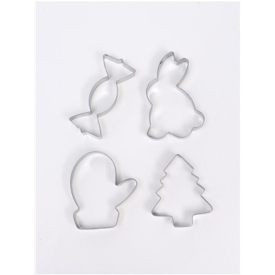 Формы для выпечки новогодние «Зимний вкус», 10 шт.