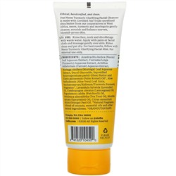 Alaffia, очищающее средство для лица с нимом и куркумой, натуральная мята, 100 мл (3,4 жидк. унции)