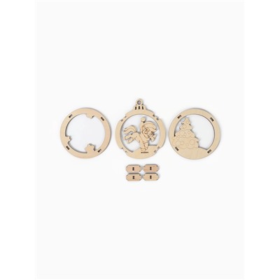 Заготовки для творчества, подвеска новогодняя «Подарок от лошадки»