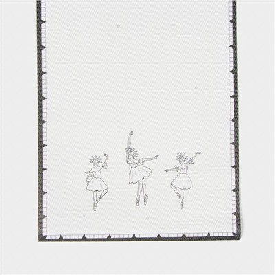 Дорожка новогодняя на стол Доляна «Волшебная сказка», сервировочная, 180×30 см, белая